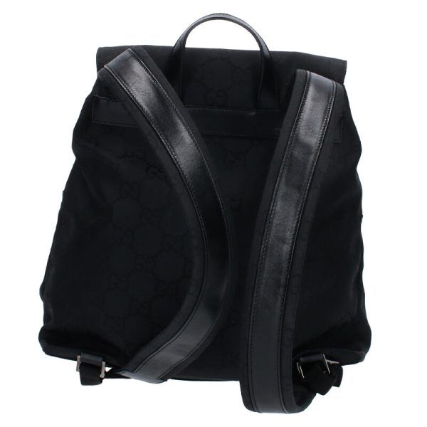 55057 240601 0145 2 Gucci GG Nylon Backpack Black