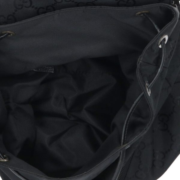 55057 240601 0145 3 Gucci GG Nylon Backpack Black