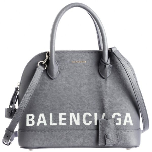 5506450otd31570 Balenciaga Ville Top Handle 2way Shoulder Bag Gray