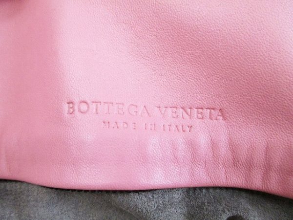 5512 10 Bottega Veneta Intrecciato Calf Leather Crossbody Bag Pink