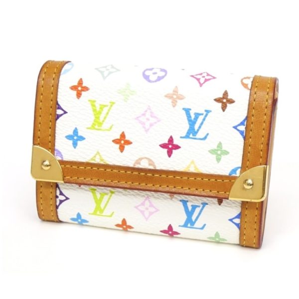 55281 1 Louis Vuitton Coin Case Portomone Plat Monogram Multicolor