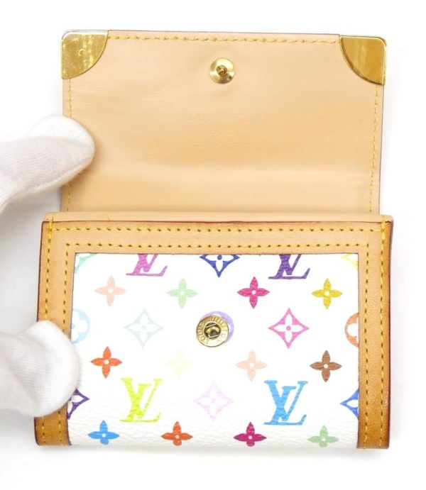 55281 4 Louis Vuitton Coin Case Portomone Plat Monogram Multicolor