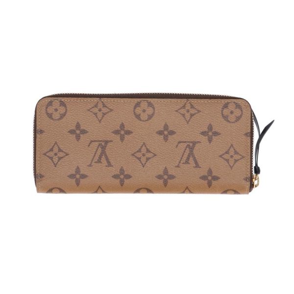 55451 2 Louis Vuitton Clemence Monogram Reverse Canvas Wallet