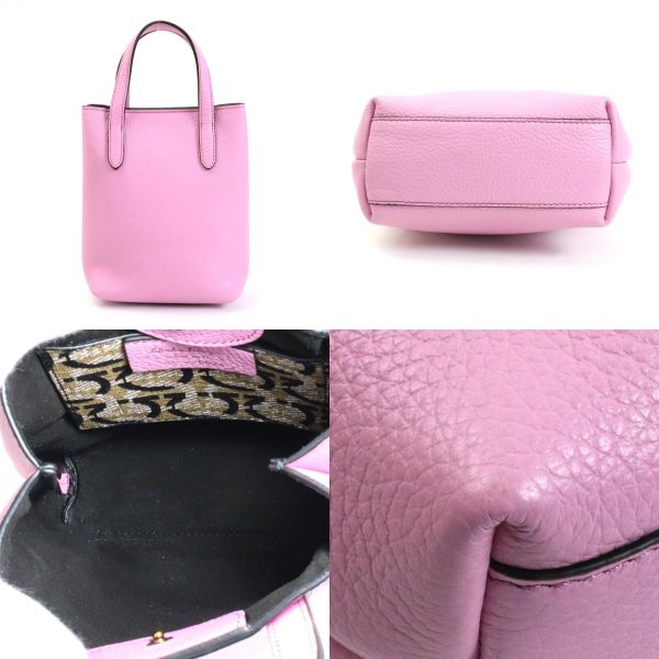 55646g 3 c Salvatore Ferragamo Crossbody Shoulder Bag Leather Pink