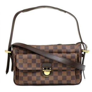 55864 1 GUCCI shoulder bag GG canvas x leather