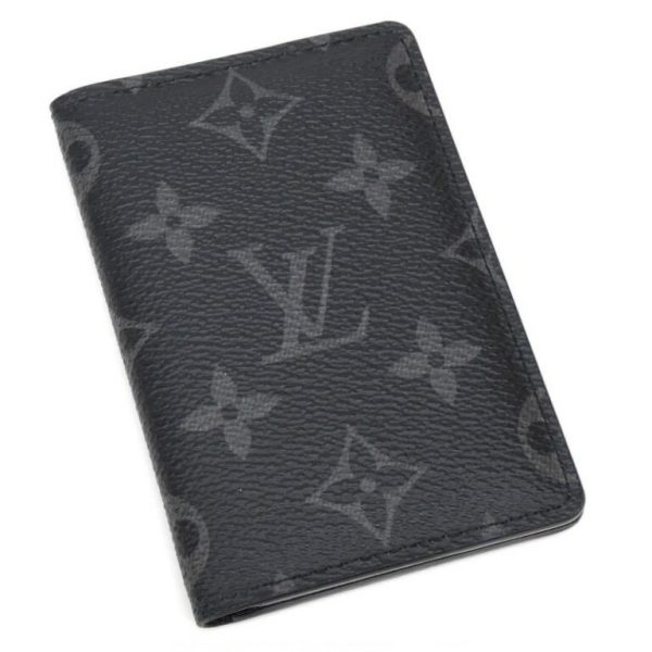 56165 1 Louis Vuitton Card Case Organizer De Poche Eclipse Black