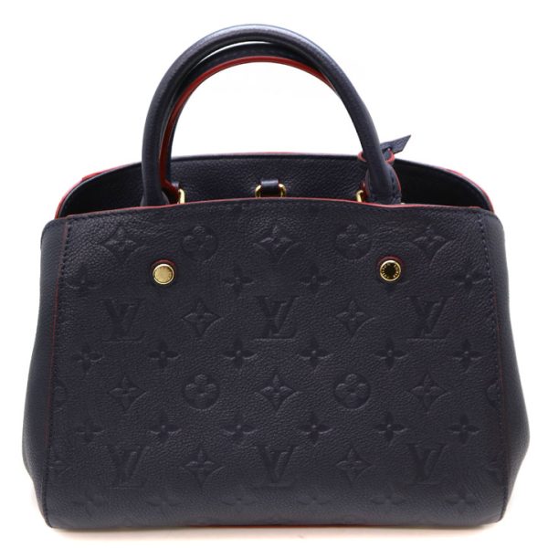 5618 1 Louis Vuitton Montaigne BB 2WAY Handbag Navy