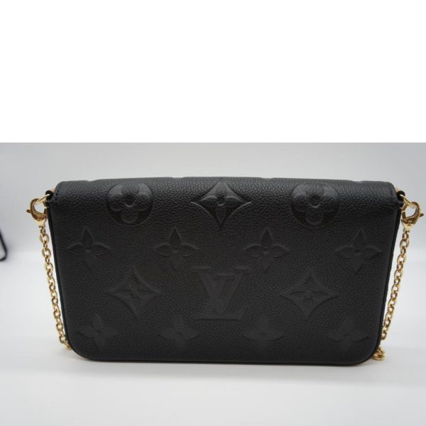 56382 5 Louis Vuitton Empreinte Shoulder Bag Black