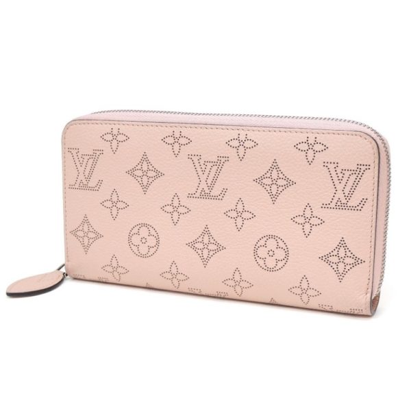 56435 1 Louis Vuitton Long Wallet Zippy Wallet Mahina Pink