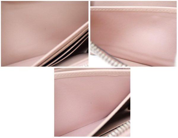 56435 7 Louis Vuitton Long Wallet Zippy Wallet Mahina Pink