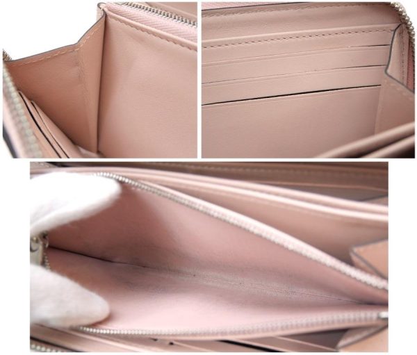 56435 8 Louis Vuitton Long Wallet Zippy Wallet Mahina Pink