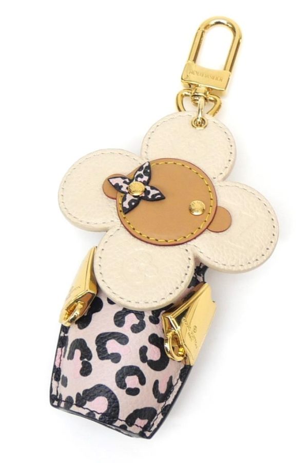 57280 2 Louis Vuitton Keychain Wild At Heart Bag Charm