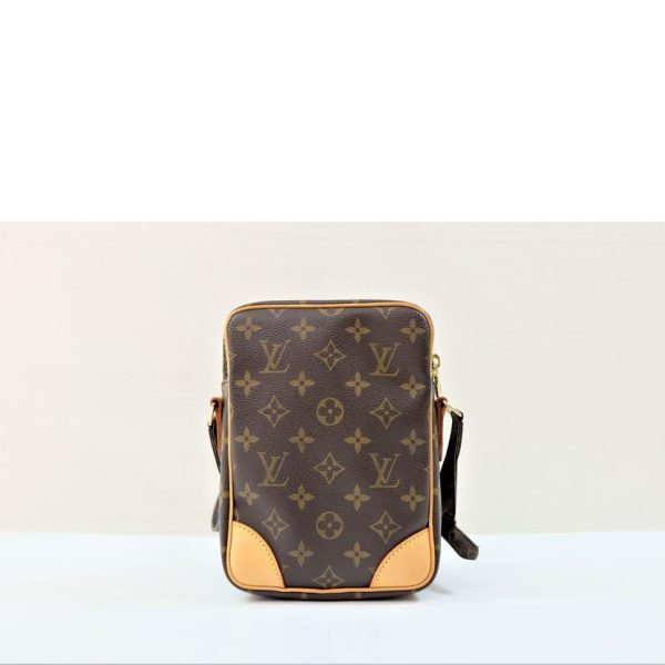 57379 2 Louis Vuitton Amazon Monogram Bag Brown