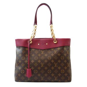 57458 1 Louis Vuitton Pochette Accessoire Handbag Black Red