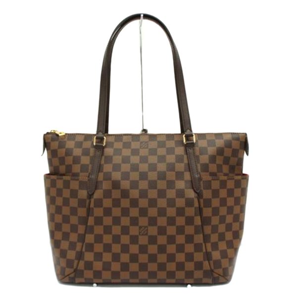 57530 1 Louis Vuitton Totally Mm Damier Ebene Handbag Brown