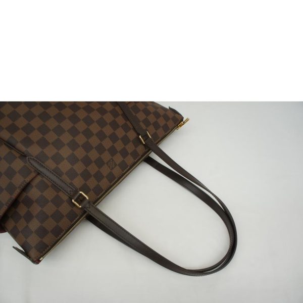 57530 4 Louis Vuitton Totally Mm Damier Ebene Handbag Brown