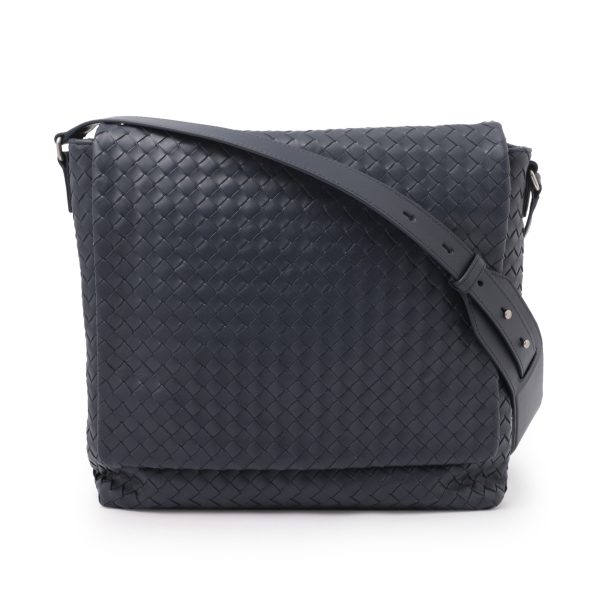 577538 vq13902 Bottega Veneta Messenger Bag Borsa Leggero Blue