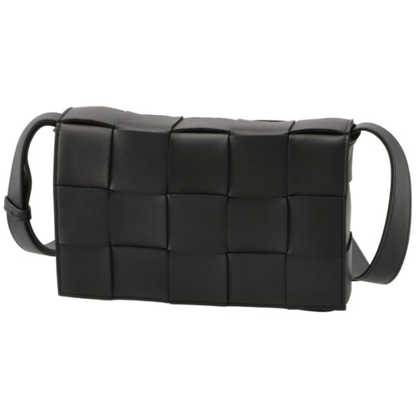 578004vmay11229 1 Bottega Veneta Cassette Double Face Shoulder Black