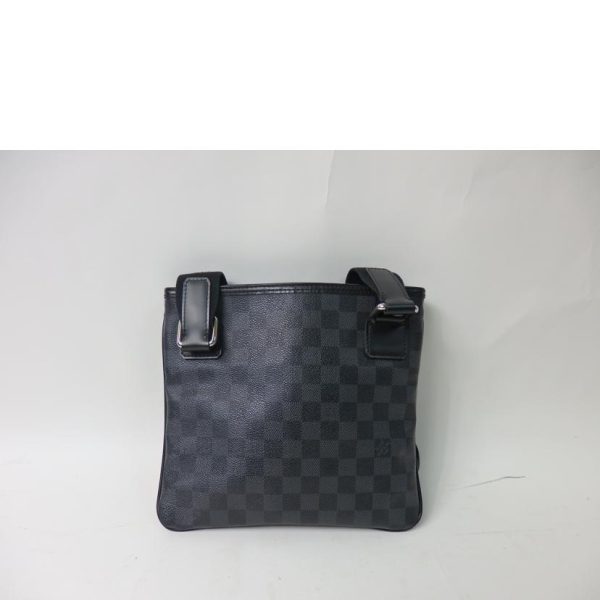 57980 2 Louis Vuitton Thomas Damier Graphite Bag Black