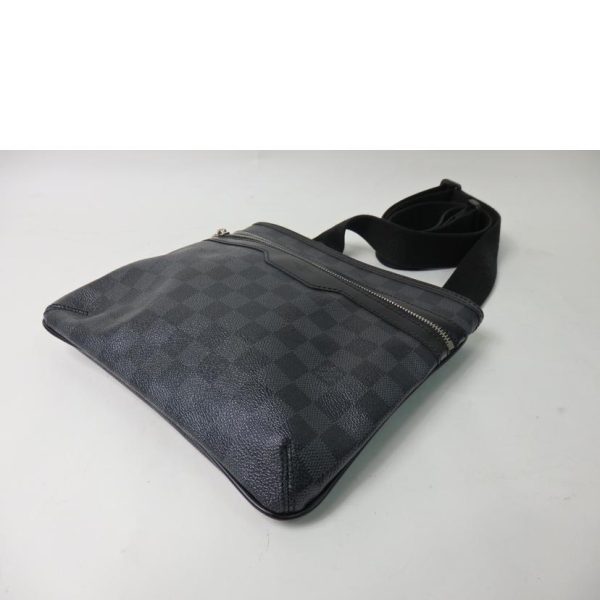 57980 3 Louis Vuitton Thomas Damier Graphite Bag Black