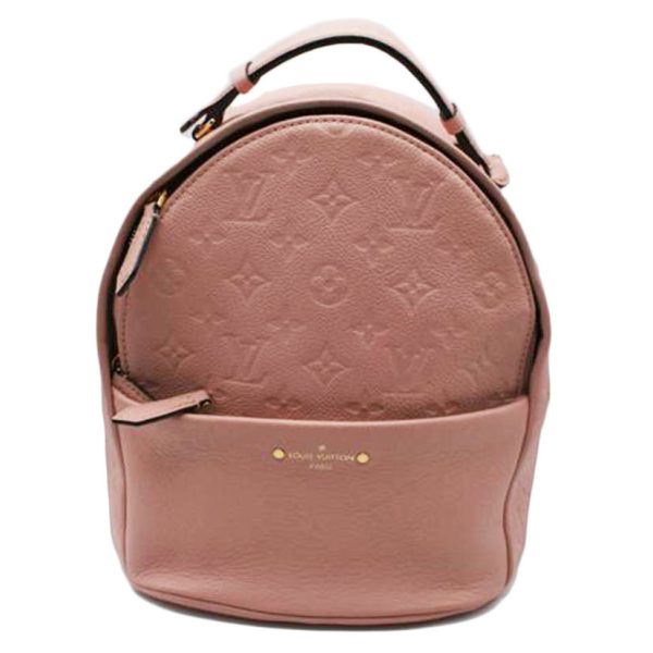 58249 1 Louis Vuitton Sorbonne Empreinte Backpack Pink