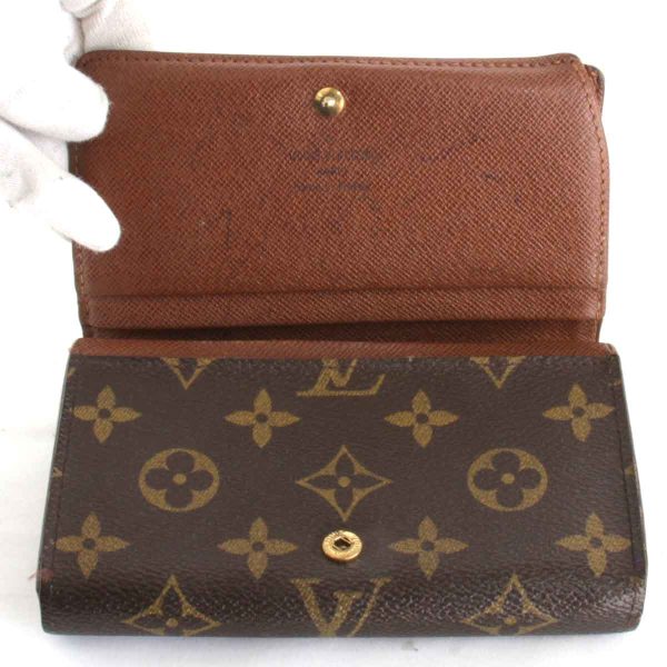 5854240308175t 6 Louis Vuitton Portomone Vietresor Bifold Wallet Monogram Canvas