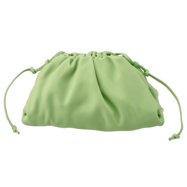 585852v1bw0 1 Bottega Veneta Mini The Pouch Shoulder Bag Light Green