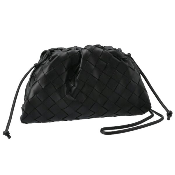 585852vcpp18803 Bottega Veneta The Pouch Mini Shoulder Bag Black