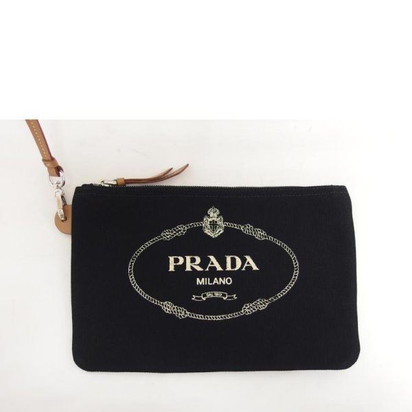 59022 9 Prada Canapa Large Canvas Tote Bag