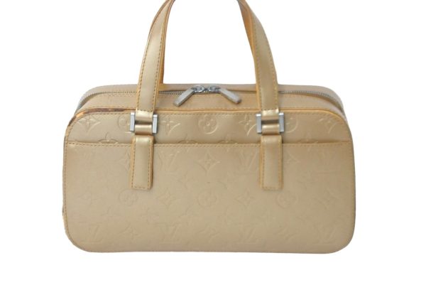 59063 d2 LOUIS VUITTON Matte Sierton Ambre Logo HandBag Ambre