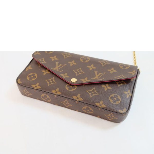 59561 3 Louis Vuitton Pochette Felice Monogram Fuchsia