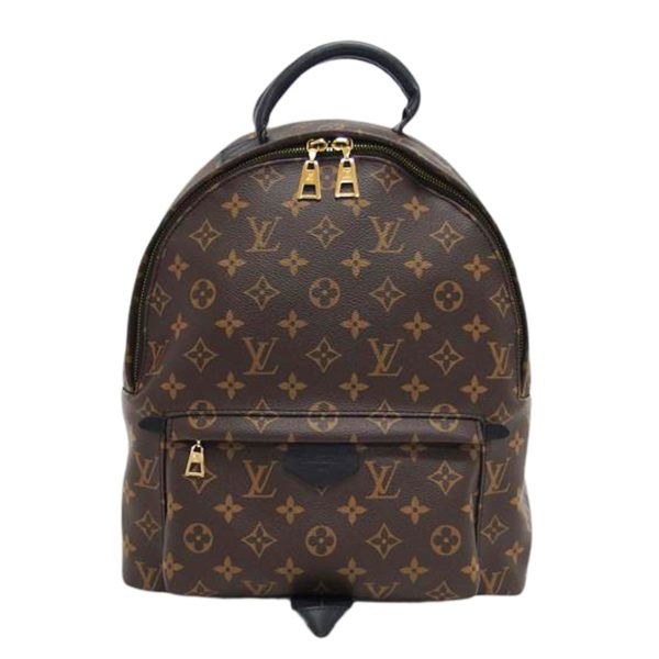 59640 1 Louis Vuitton Palm Spring MM Monogram Backpack Brown