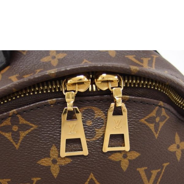 59640 6 Louis Vuitton Palm Spring MM Monogram Backpack Brown