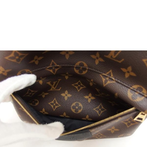 59640 8 Louis Vuitton Palm Spring MM Monogram Backpack Brown