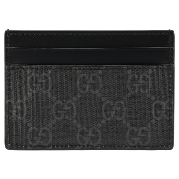 597554hvfan1058 2 Gucci King Snake Print GG Card Case Black