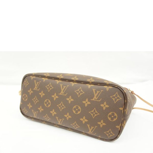 59823 3 Louis Vuitton Neverfull Pm Monogram Handbag Brown