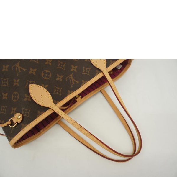 59823 4 Louis Vuitton Neverfull Pm Monogram Handbag Brown