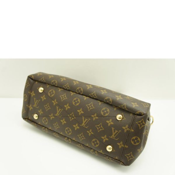 59942 3 Louis Vuitton Palas Monogram Handbag Brown