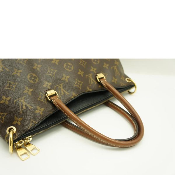 59942 4 Louis Vuitton Palas Monogram Handbag Brown