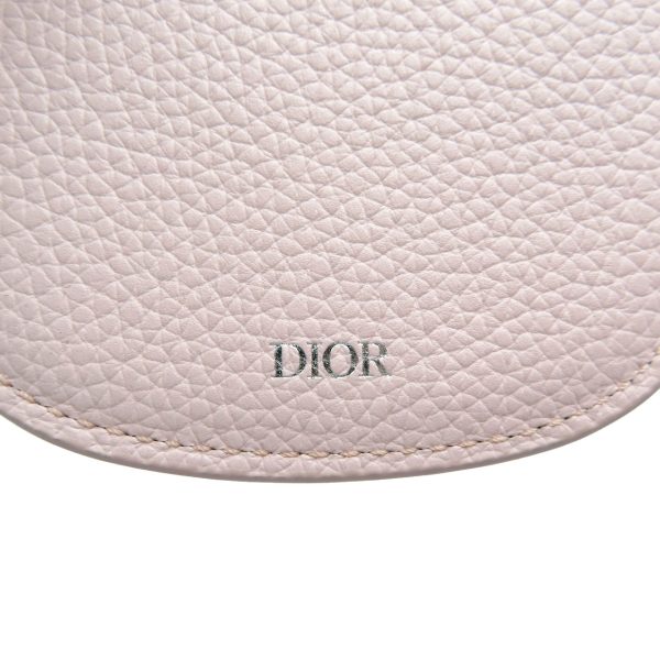 5f0025ei5 7 Christian Dior Charm Keychain Leather Handbag Pink