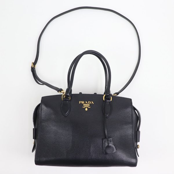 5prd16 00017 07 Prada Saffiano Handbag Shoulder Nero Black