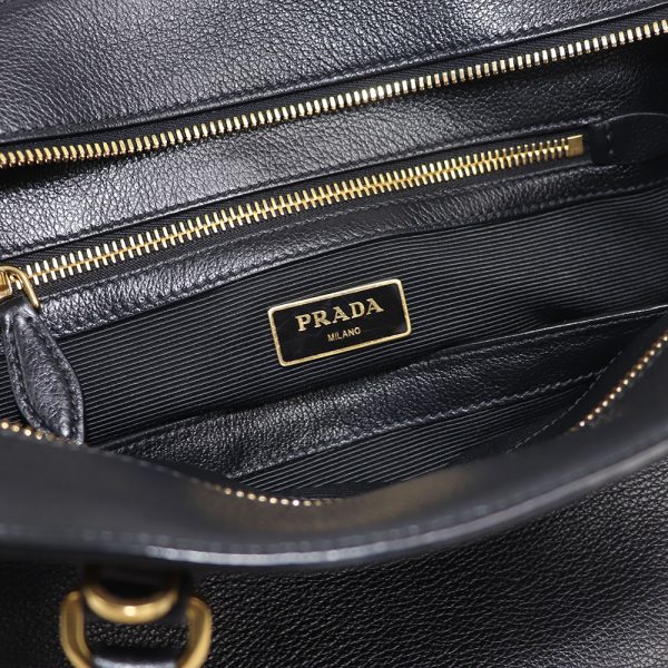 5prd16 00017 09 Prada Saffiano Handbag Shoulder Nero Black