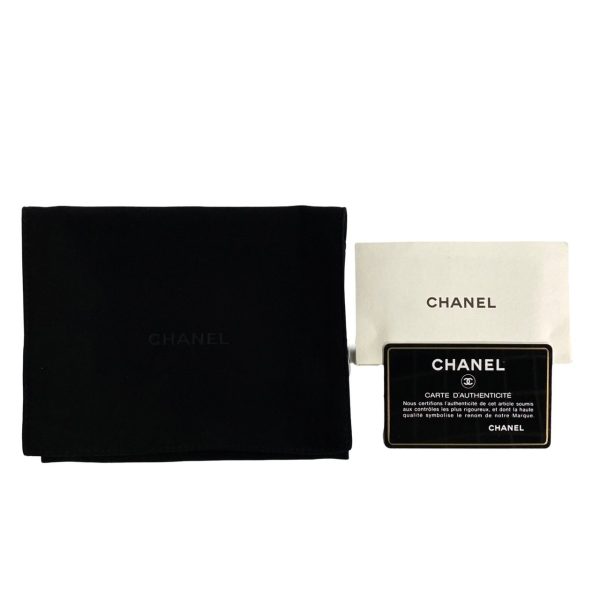 5sbl a2807490 6 Chanel Caviar Skin CC Filigree Matelasse Leather Bifold Wallet Beige Black