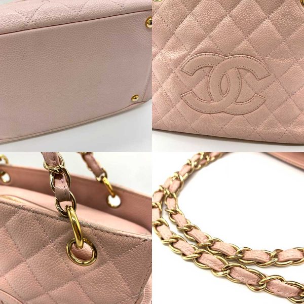 6 cha230915 1ta 03 Chanel Matelasse Petit Timeless Chain Tote Bag Pink