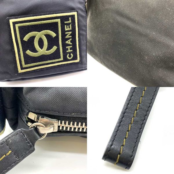 6 cha240126 3ta 03 Chanel Pochette Coco Mark Shoulder Bag Black