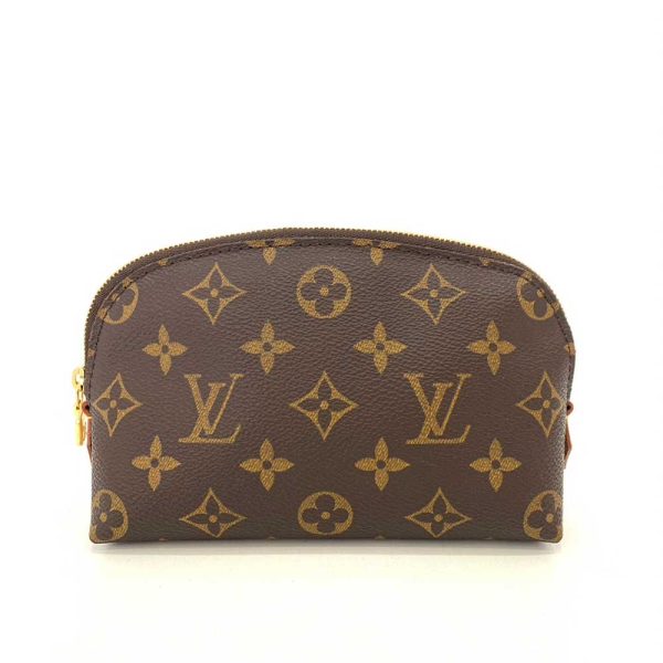 6 lv230707 2ta Louis Vuitton Pochette Cosmetic PM Pouch Brown