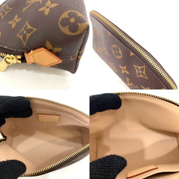 6 lv230707 2ta 03 Louis Vuitton Pochette Cosmetic PM Pouch Brown