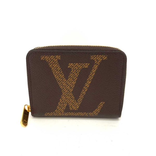 6 lv230805 2ta Louis Vuitton Zippy Coin Purse Brown