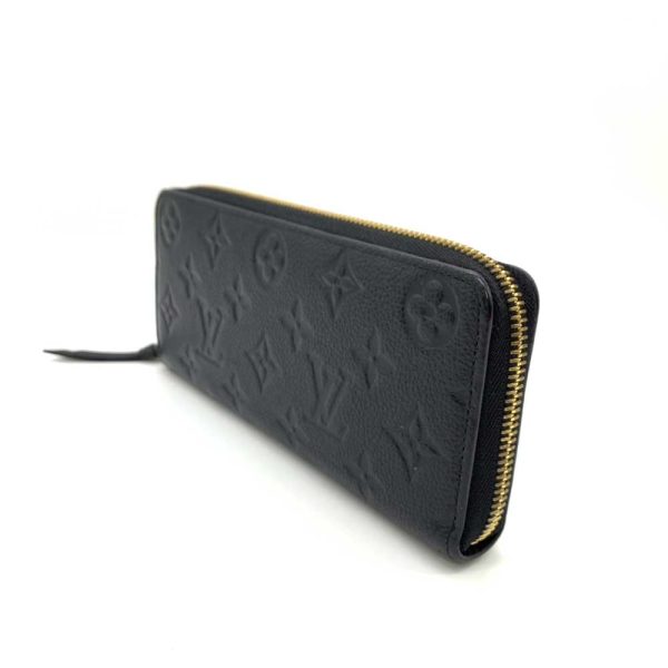 6 lv230915 1ta 01 Louis Vuitton Portefeuille Clemence Monogram Empreinte Leather Long Wallet Black