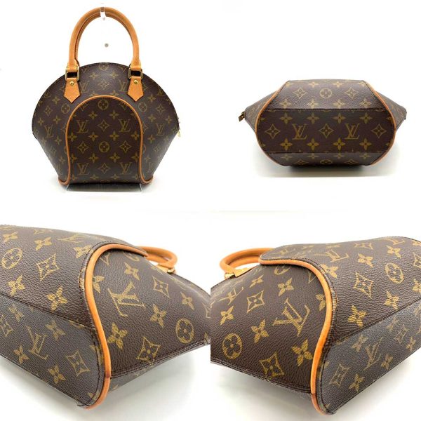 6 lv230921 1ta 01 Louis Vuitton Ellipse PM Handbag Brown